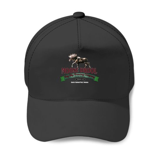 Discover Vintage Hoodies Moose Drool Brewing Co. Missoula Glacier Park Montana Print Cotton Hoodies size Adult S Deadstock Baseball Caps