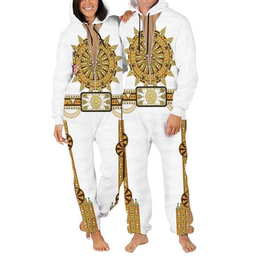 Discover Elvis Presley Sun Dial jumpsuit Costume Men's Hooded Jumpsuits