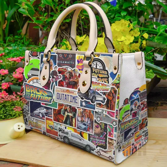 Discover Back to the Future Women Leather Hand Bag