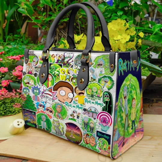 Discover Rick and Rickandmorty Women Leather Hand Bag