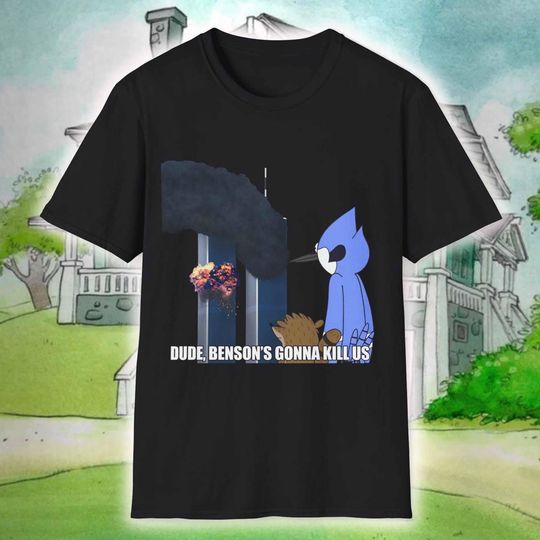 Discover Regular Show 9/11 Meme Shirt  Funny 9/11 Meme, Regular Show Design Tee