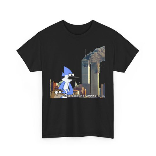 Discover Regular Show 911 Meme Unisex Tee, Benson Cartoon Shirt
