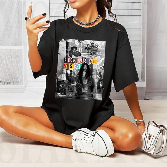 Discover Sza x Kendrick Lamar Album Shirt, Sza New Album Aesthetic T-Shirt