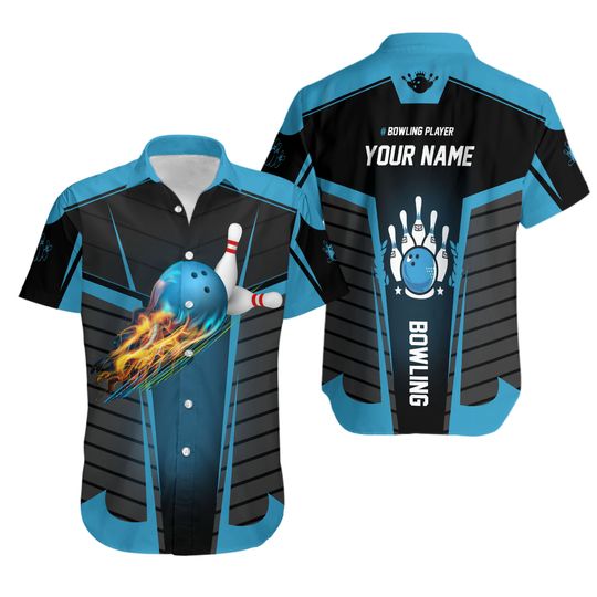 Discover Bowling Player Shirt Bowling Squad Hawaiian Shirt