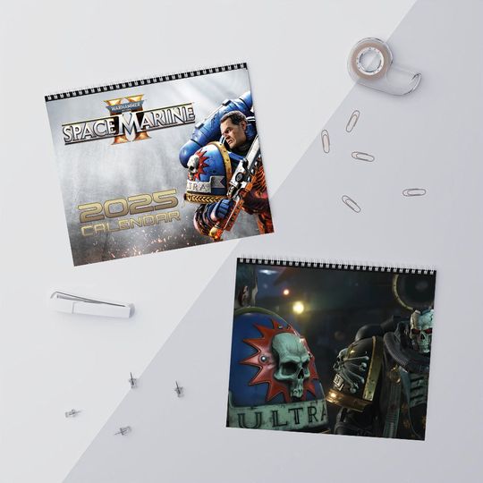 Discover Warhammer 40K Space Marines Wall Calendar (2025)