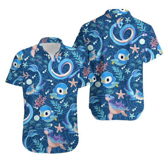 Discover Piplup Hawaiian Shirt - Hawaii Button Up Gift
