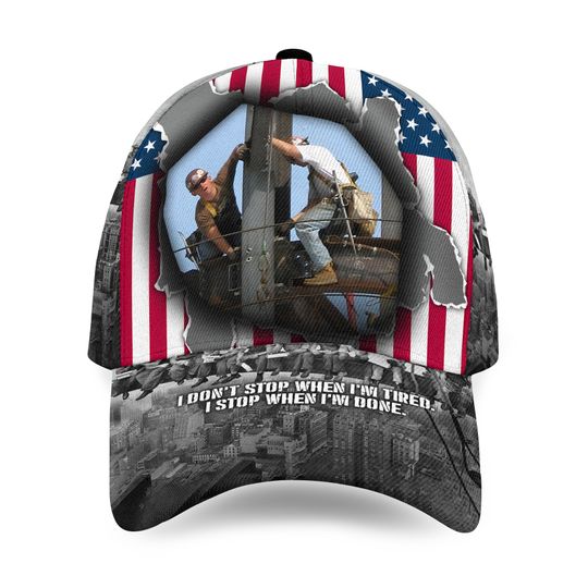 Discover lineman 3D All Over Print Baseball Cap