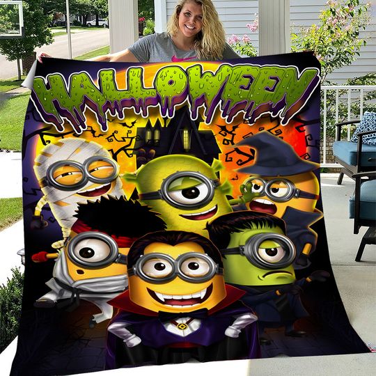 Discover Minions Blanket fleece Blanket
