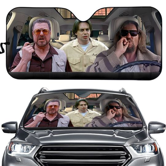 Discover The Big Lebowski Car Sun Shade The Dude Walter Sobchak Windshield Sun Shade 2024