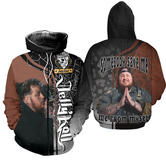 Discover Jelly Roll 3D Hoodie, Gift, Tour 2024 Hoodie, Jelly Roll 2024 Concert Hoodie