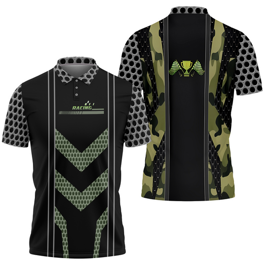 Discover Racing Speed Polo Shirt, Racing Polo Shirt