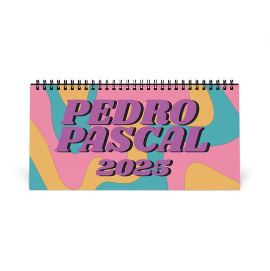 Discover Pedro Pascal 2024 Desk Calendar, Gifts for Pedro Pascal Fan, Pop Culture Calendar, Cute Desk Decor