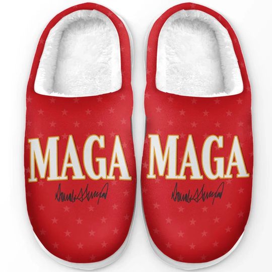 Discover The Head Of The Global Power - US Election Fluffy Slippers