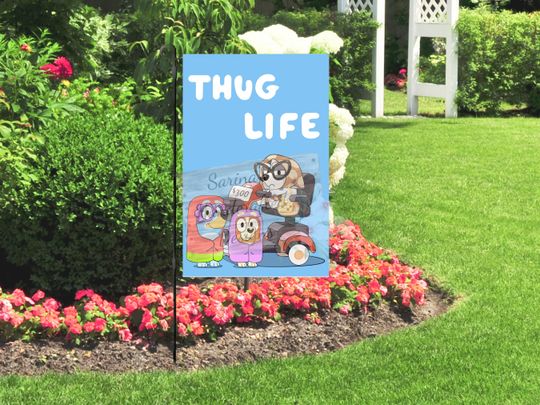 Discover Thug Life Granny Mobile Garden Flag
