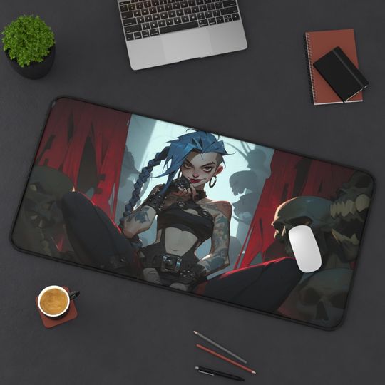 Discover Jinx League of Legends Jinx Desk Mat, Gift For Gamers