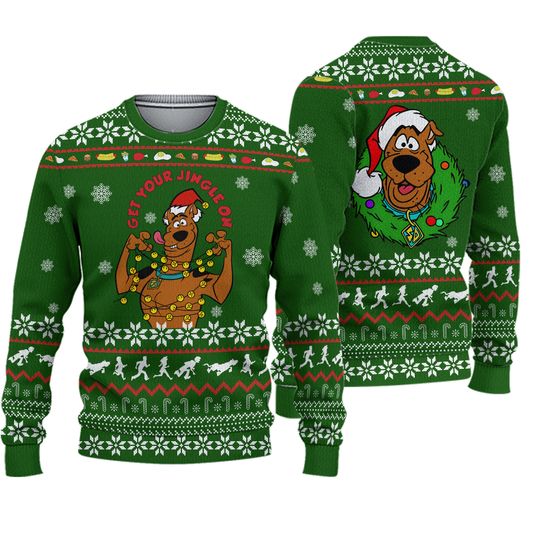 Discover Scooby Doo Get Your Jingle On Christmas Ugly Sweater