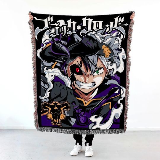 Discover Anime Hand Woven Blanket, Anime Tapestry Throw