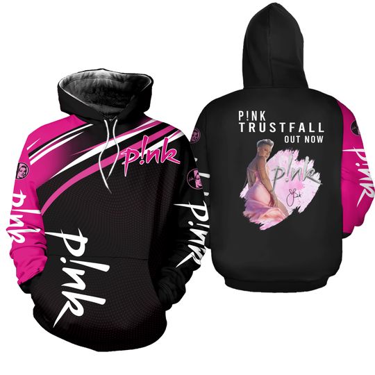 Discover Pink Singer Summer Carnival Concert 2024 3D Hoodie,Trustfall,P!Nk 2024 3D Hoodie