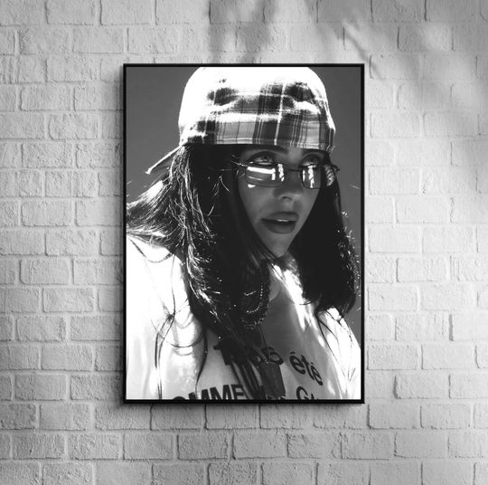 Discover Billie Eilish Poster, Artist Poster, Hit Me Hard and Soft, Digital Print