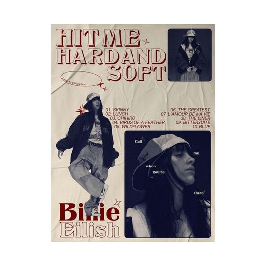 Discover Hit Me Hard and Soft Billie Poster