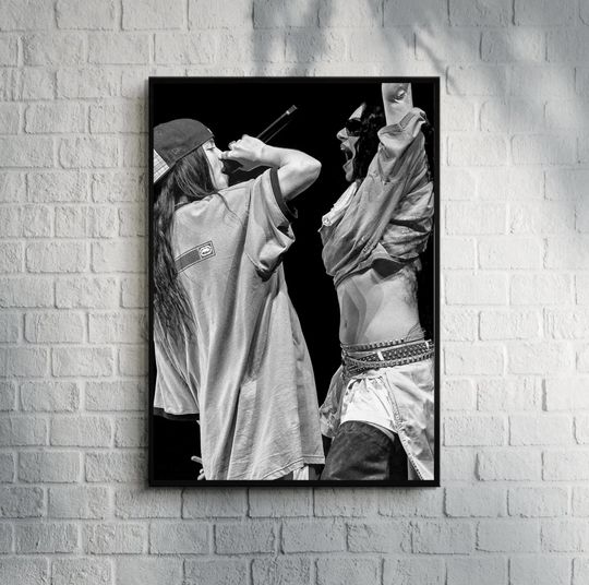 Discover Billie Eilish And Charli XCX Poster, Artist Poster, Hit Me Hard and Soft