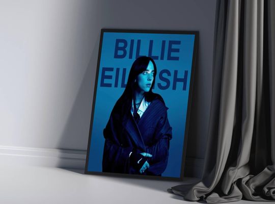 Discover Billie Eilish Poster, Billie Eilish Fan art  Digital Download Print