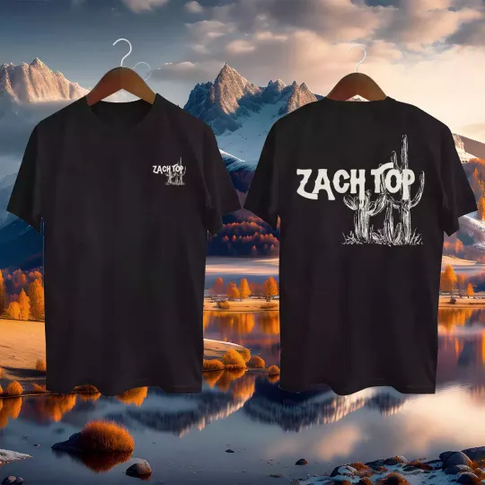 Discover Zach Top T-Shirt Cold Beer Country Music Tour 2025 Comfy Cozy T-Shirt