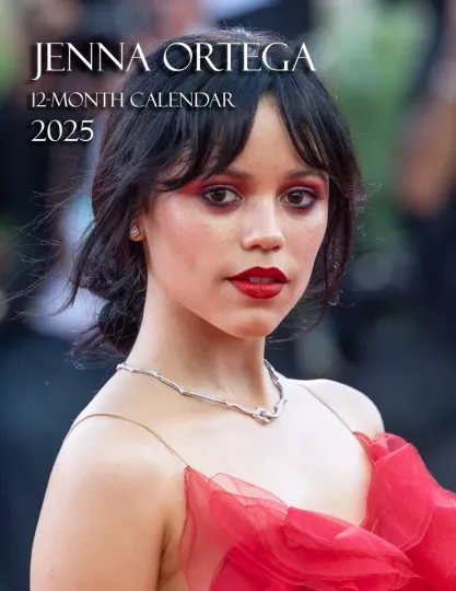 Discover Jenna Ortega 2025 12 Month Calendar