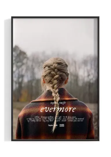 Discover 'evermore' Music  Poster , Music Poster