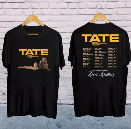 Discover Tate McRae 2025 Concert, Tate McRae Miss Possessive Tour 2025 T-Shirt