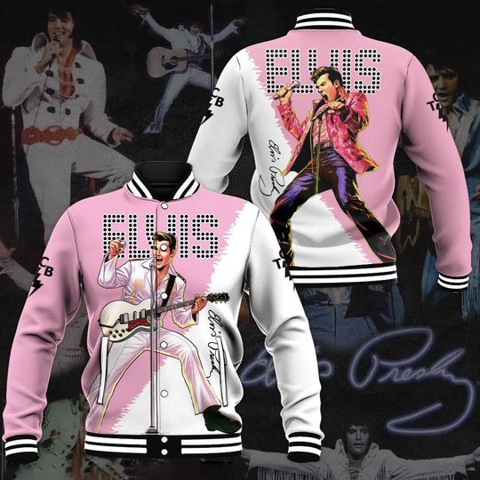 Discover Elvis Presley Vintage Baseball Jacket