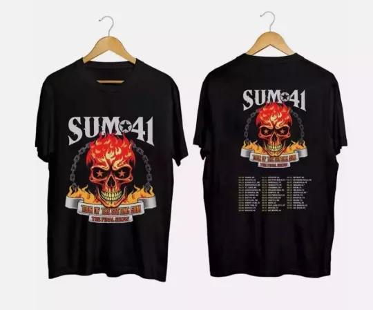 Discover Sum 41 2024-2025 Tour T-Shirt