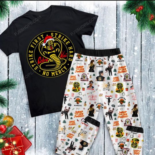 Discover Cobra Kai Christmas Pajamas Set