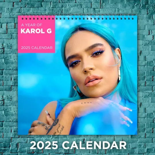 Discover Karol G 2025 Music Calendar, 12-Month Celebrity Wall Calendar, Fan Gift