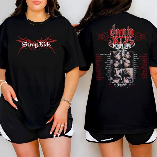 Discover Stray Kids DominATE World Tour Shirt, Stray Kids Shirt