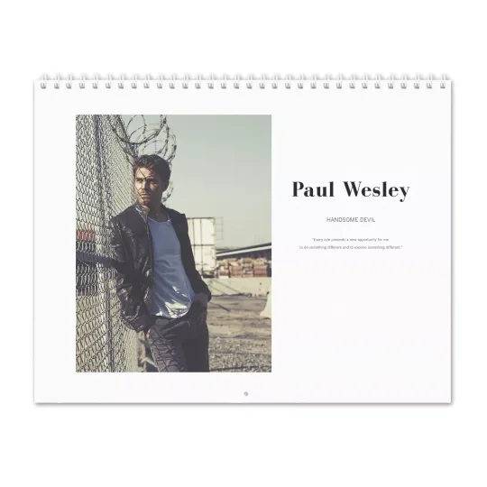 Discover Paul Wesley - Handsome Devil  - 2025 Wall Calendar