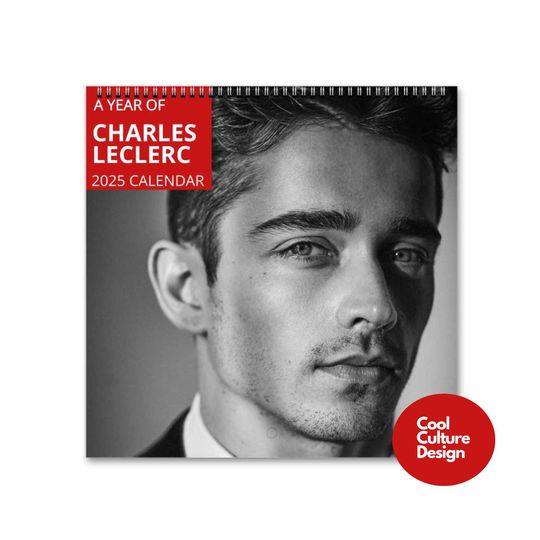 Discover Charles Leclerc Vol.1 - 2025 Calendar, Wall Calendar 2025, Planner 2025