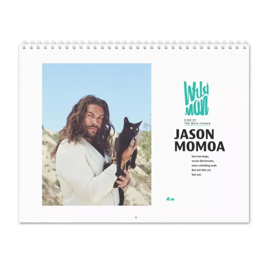 Discover Jason Momoa King Of The Wild Things 2025 Calendar