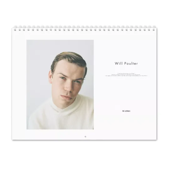 Discover Will Poulter - Laterals  - 2025 Calendar