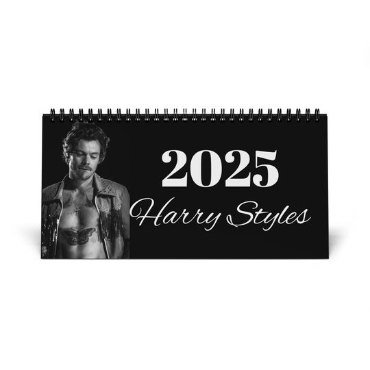 Discover Harry Desk Calendar 2025 Grid, Wall Calendar, Yearly Planner, Office Decor