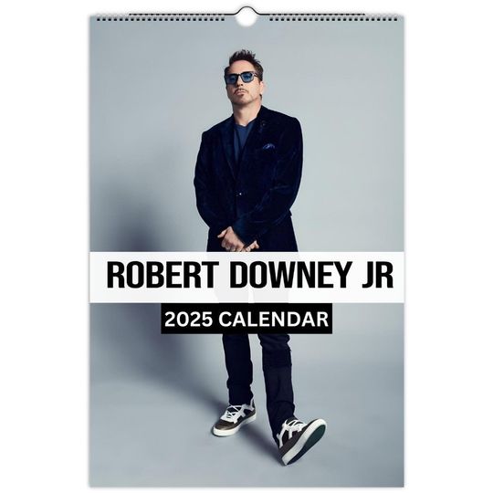 Discover Robert Downey JR Wall Calendars 2025 Vol 2