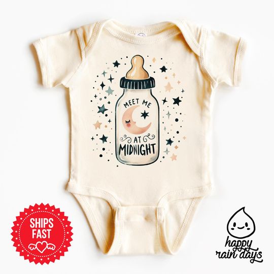 Discover Meet Me at Midnight Onesie, Funny Newborn Gift, Funny Onesie