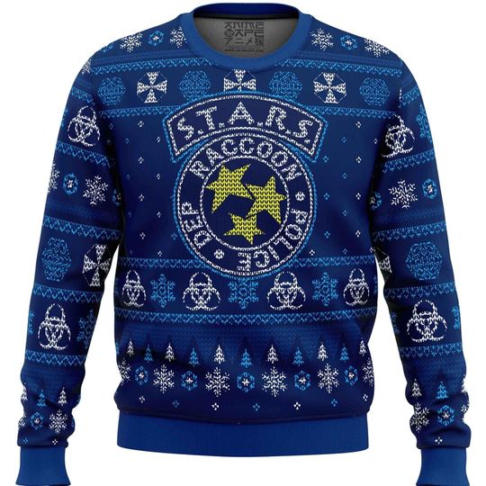Discover STARS Raccoon City Police Resident Evil Ugly Sweater