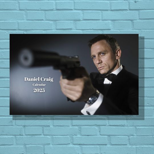 Discover Daniel Craig 2025 Calendar, 2025 Calendar, Monthly Calendar