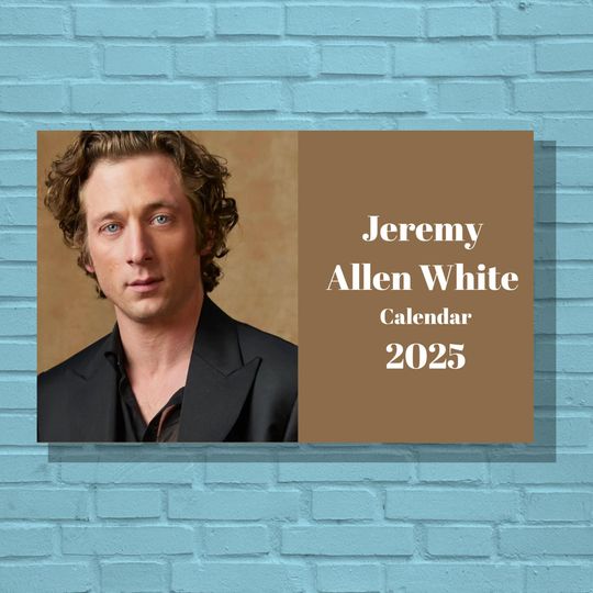 Discover Jeremy Allen White 2025 Calendar, 2025 Calendar, Monthly Calendar