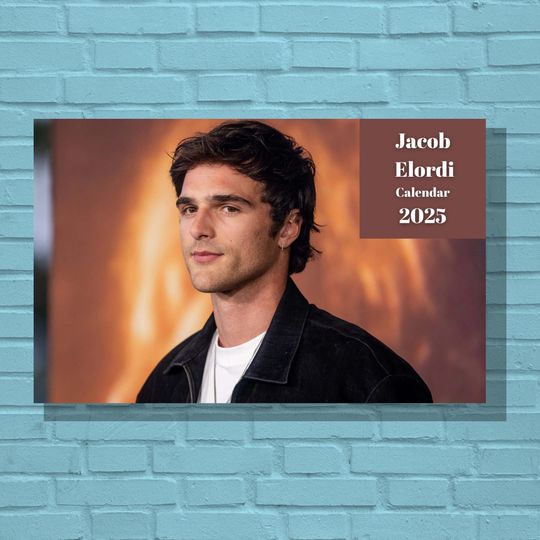 Discover Jacob Elordi 2025 Calendar, 2025 Calendar, Monthly Calendar