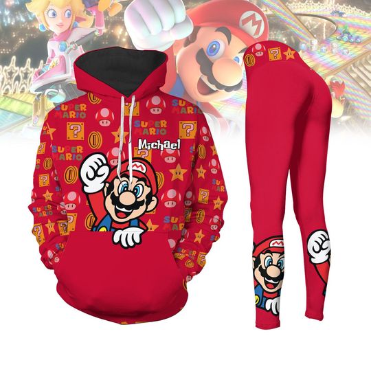 Discover Super MarioHoodie Legging Sets, Gifts for her