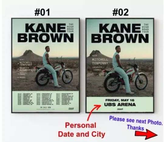 Discover Kane Brown The High Road 2025 Album Poster