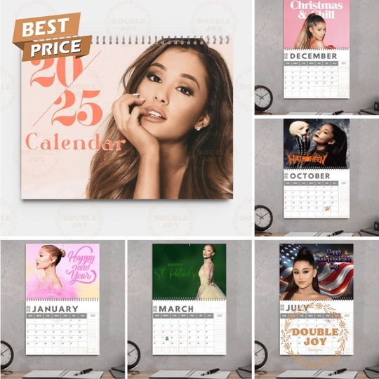 Discover Ariana 2025 Wall Calendar