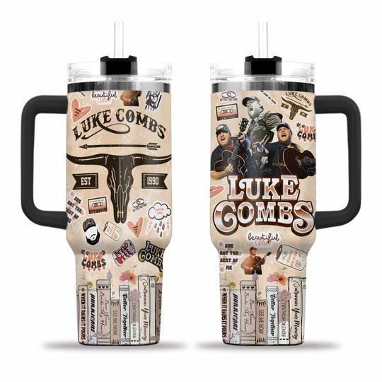 Discover Lukee Comb 40oz Tumbler